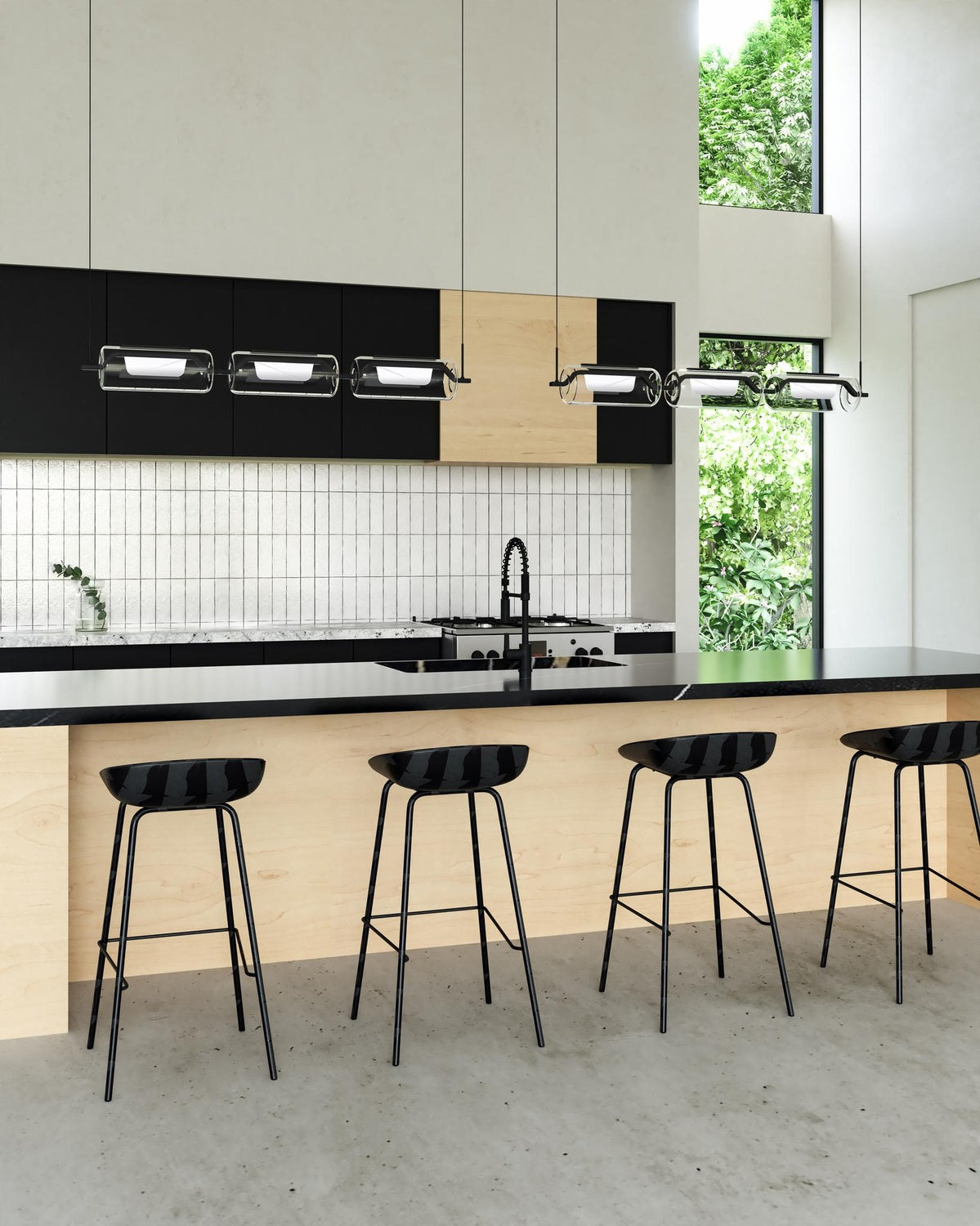 KUZCO LIGHTING INC, HILO LINEAR PENDANTS, PENDANT LIGHT