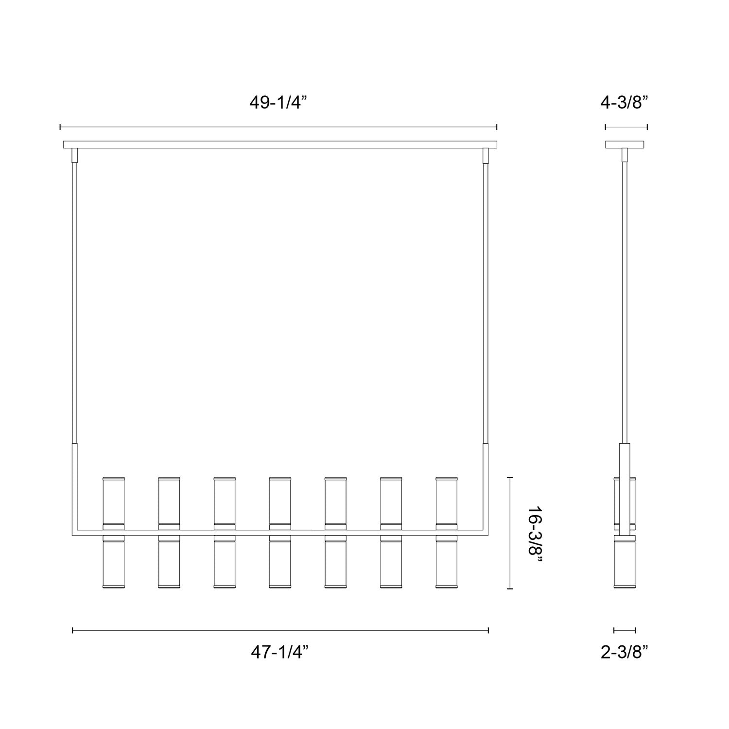 ALORA, REVOLVE LINEAR PENDANTS, PENDANT LIGHT