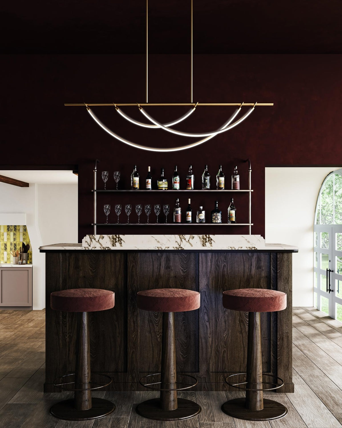KUZCO LIGHTING INC, ARYAS LINEAR PENDANTS, PENDANT LIGHT