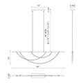 KUZCO LIGHTING INC, ARYAS LINEAR PENDANTS, PENDANT LIGHT