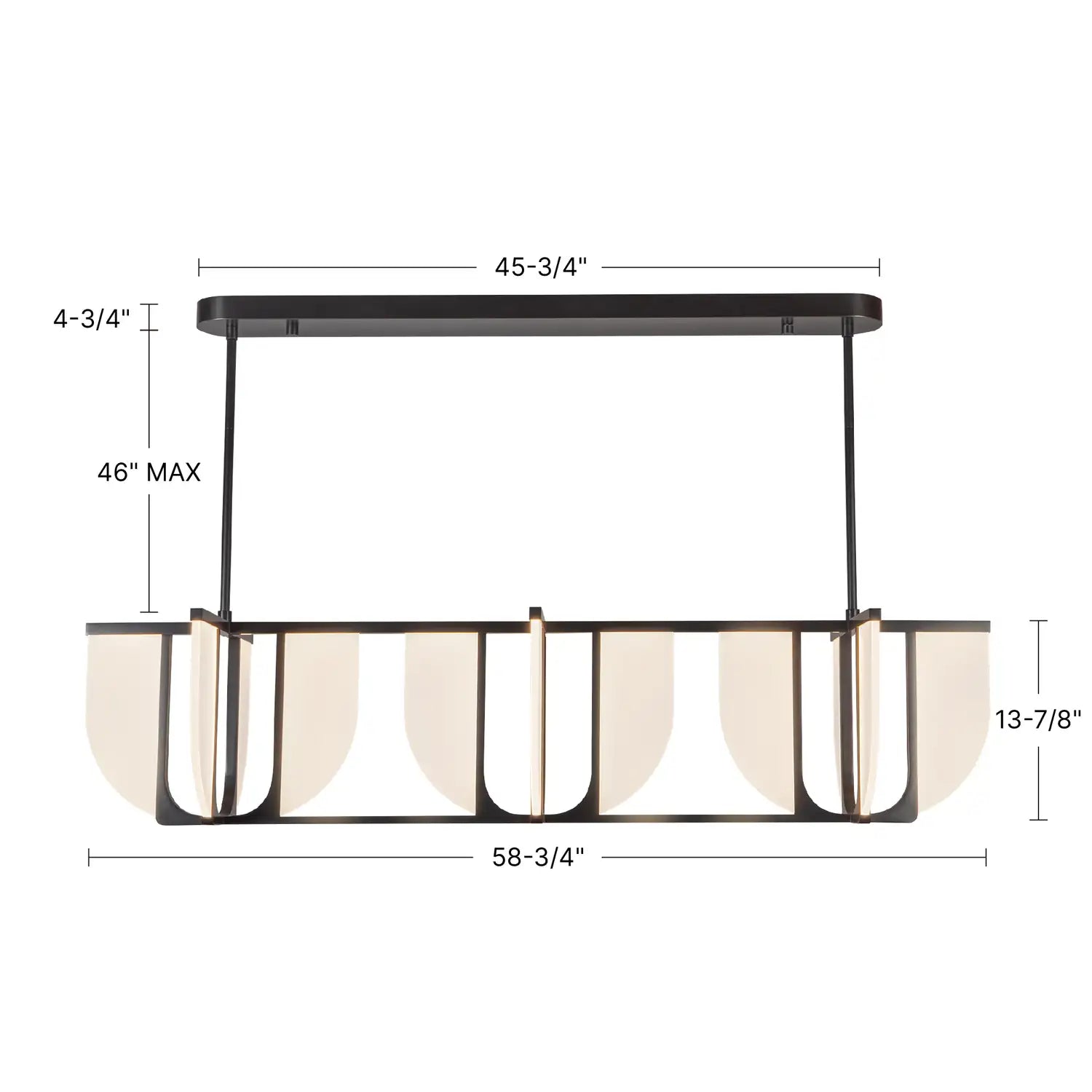 KUZCO LIGHTING INC, ANDERS LINEAR PENDANTS, PENDANT LIGHT