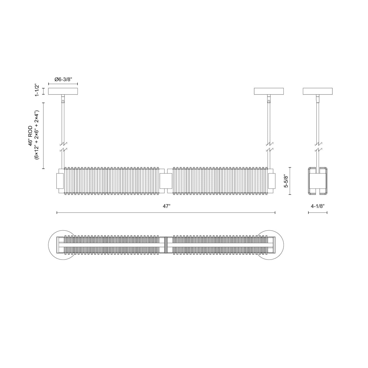 ALORA, ALAI LINEAR PENDANTS, PENDANT LIGHT