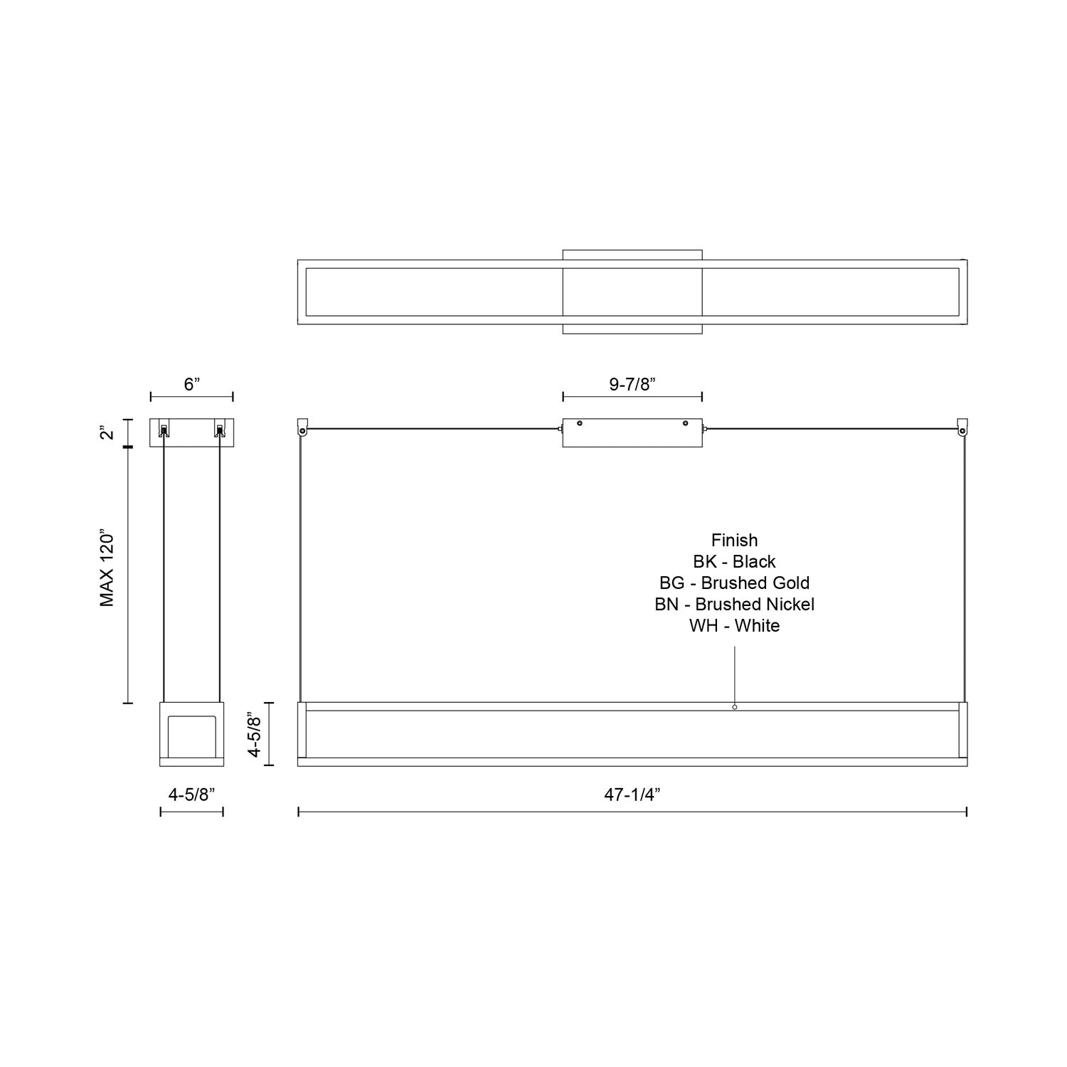 KUZCO LIGHTING INC, PLAZA LINEAR PENDANTS, PENDANT LIGHT