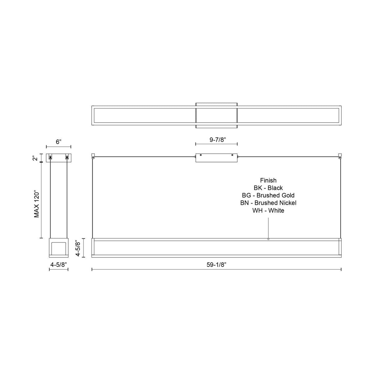 KUZCO LIGHTING INC, PLAZA LINEAR PENDANTS, PENDANT LIGHT