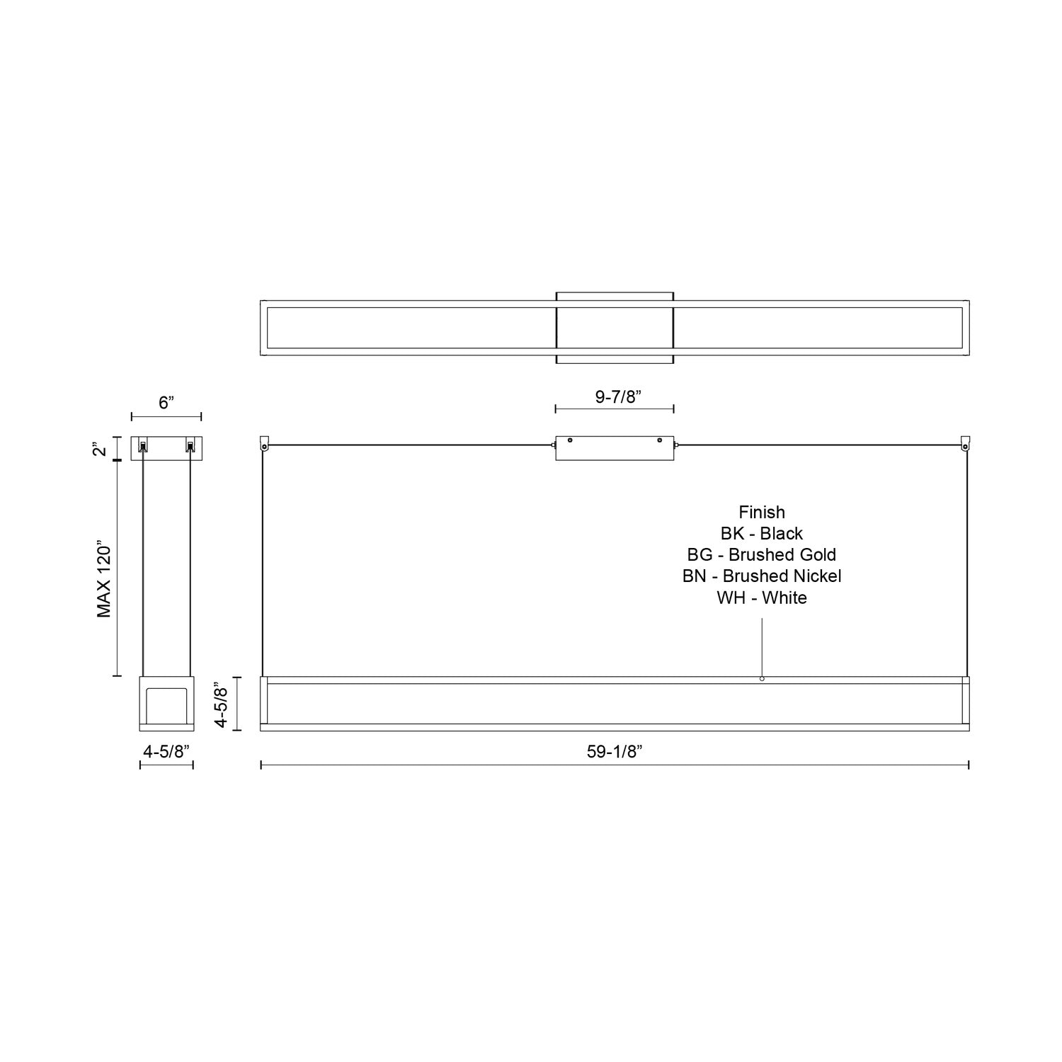 KUZCO LIGHTING INC, PLAZA LINEAR PENDANTS, PENDANT LIGHT