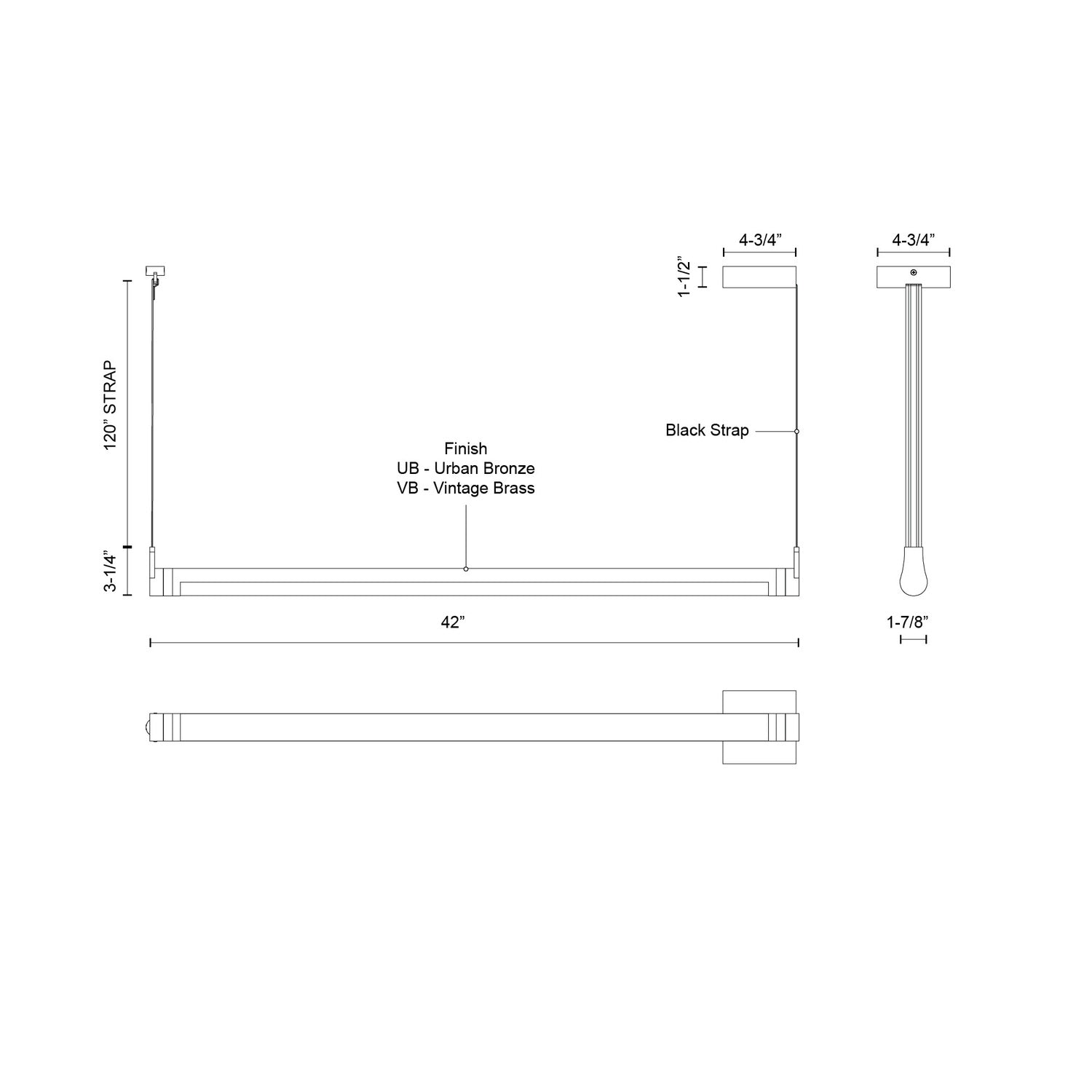 KUZCO LIGHTING INC, LAURENCE LINEAR PENDANTS, PENDANT LIGHT