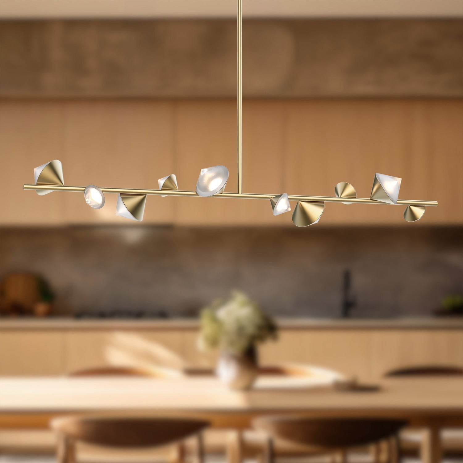 KUZCO LIGHTING INC, GEODE LINEAR PENDANTS, PENDANT LIGHT