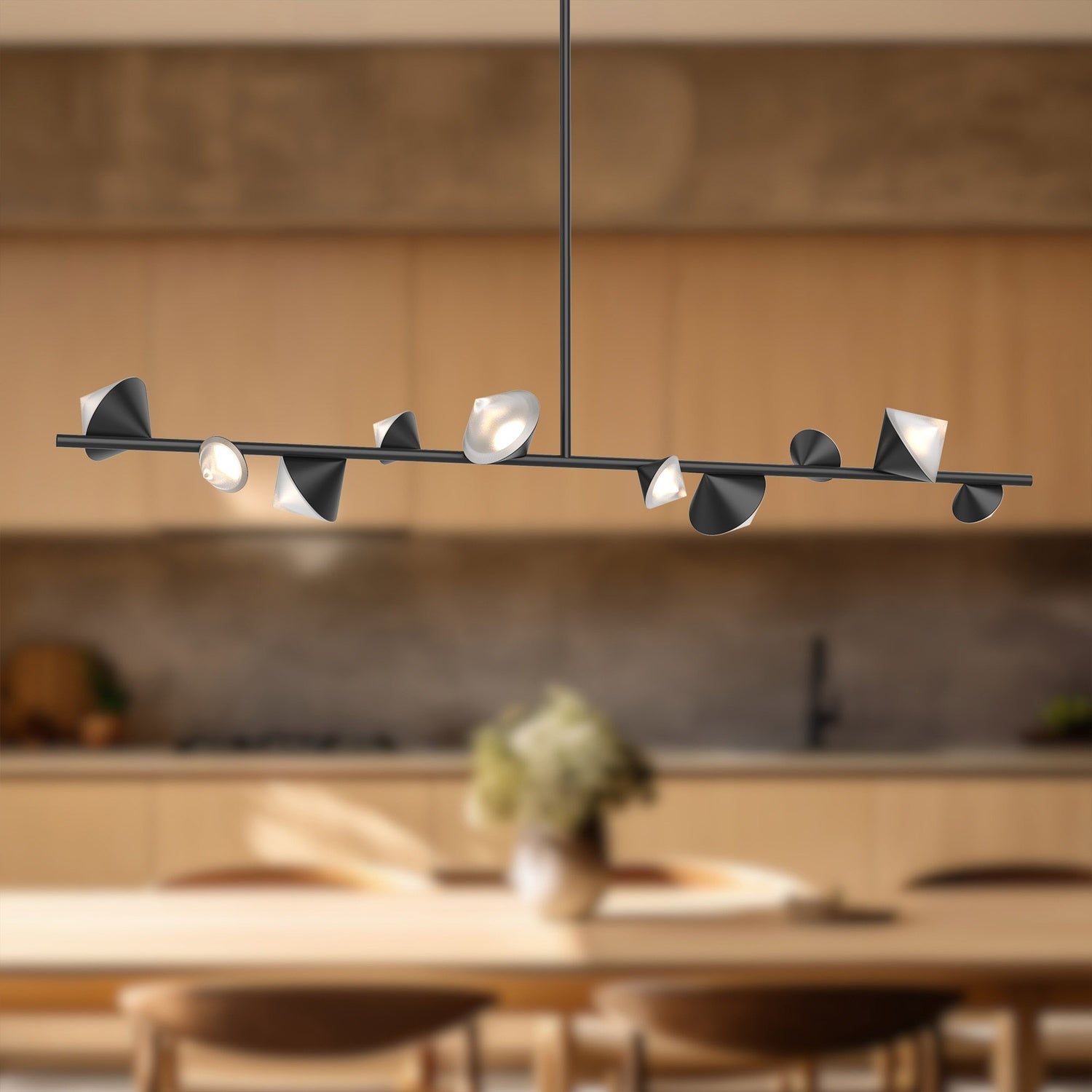 KUZCO LIGHTING INC, GEODE LINEAR PENDANTS, PENDANT LIGHT