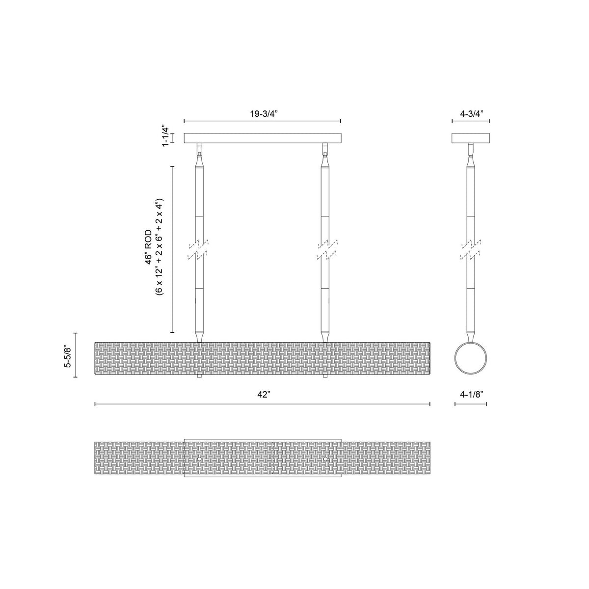 ALORA, MARIS LINEAR PENDANTS, PENDANT LIGHT