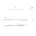 KUZCO LIGHTING INC, TARO LINEAR PENDANTS, PENDANT LIGHT