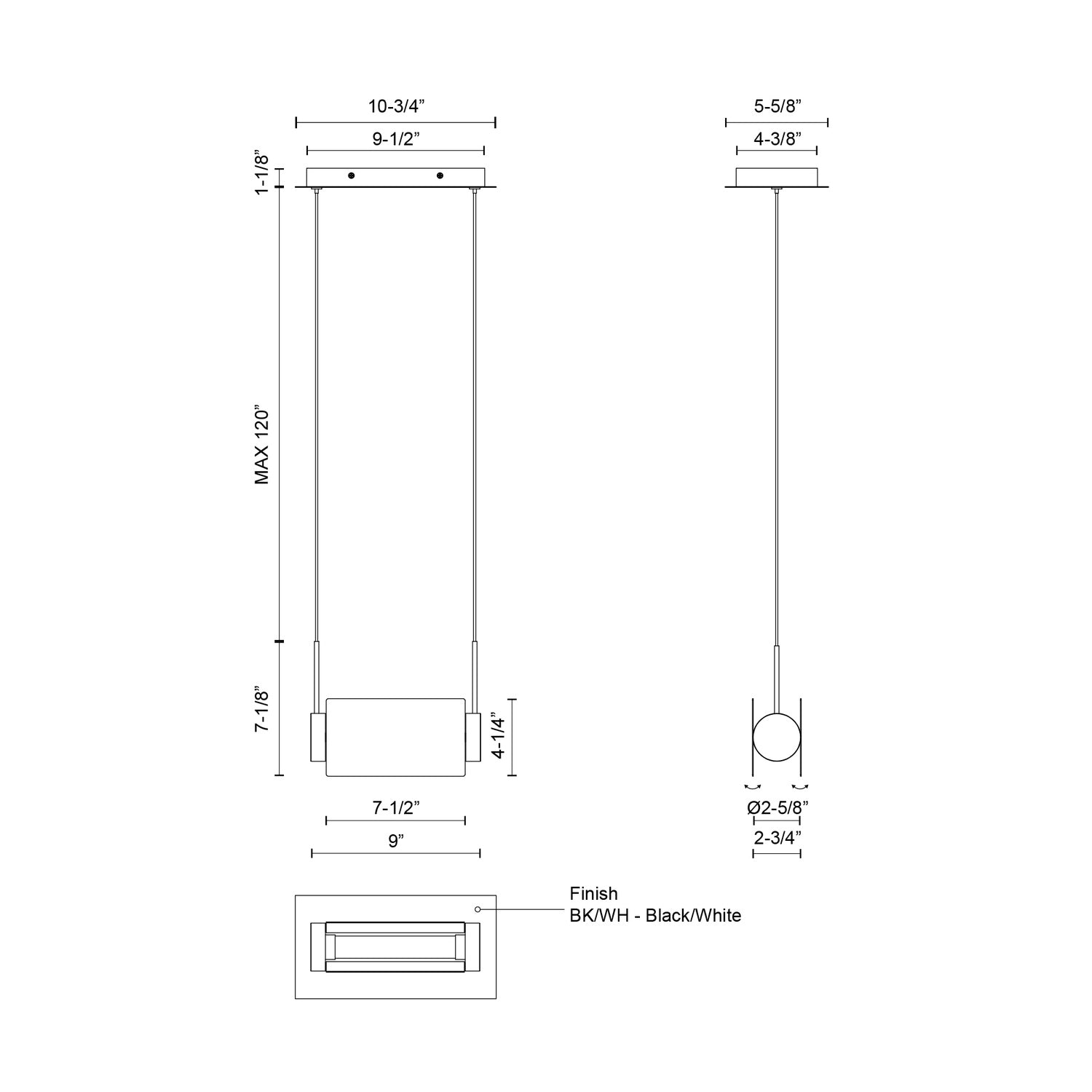 KUZCO LIGHTING INC, PHOENIX LINEAR PENDANTS, PENDANT LIGHT