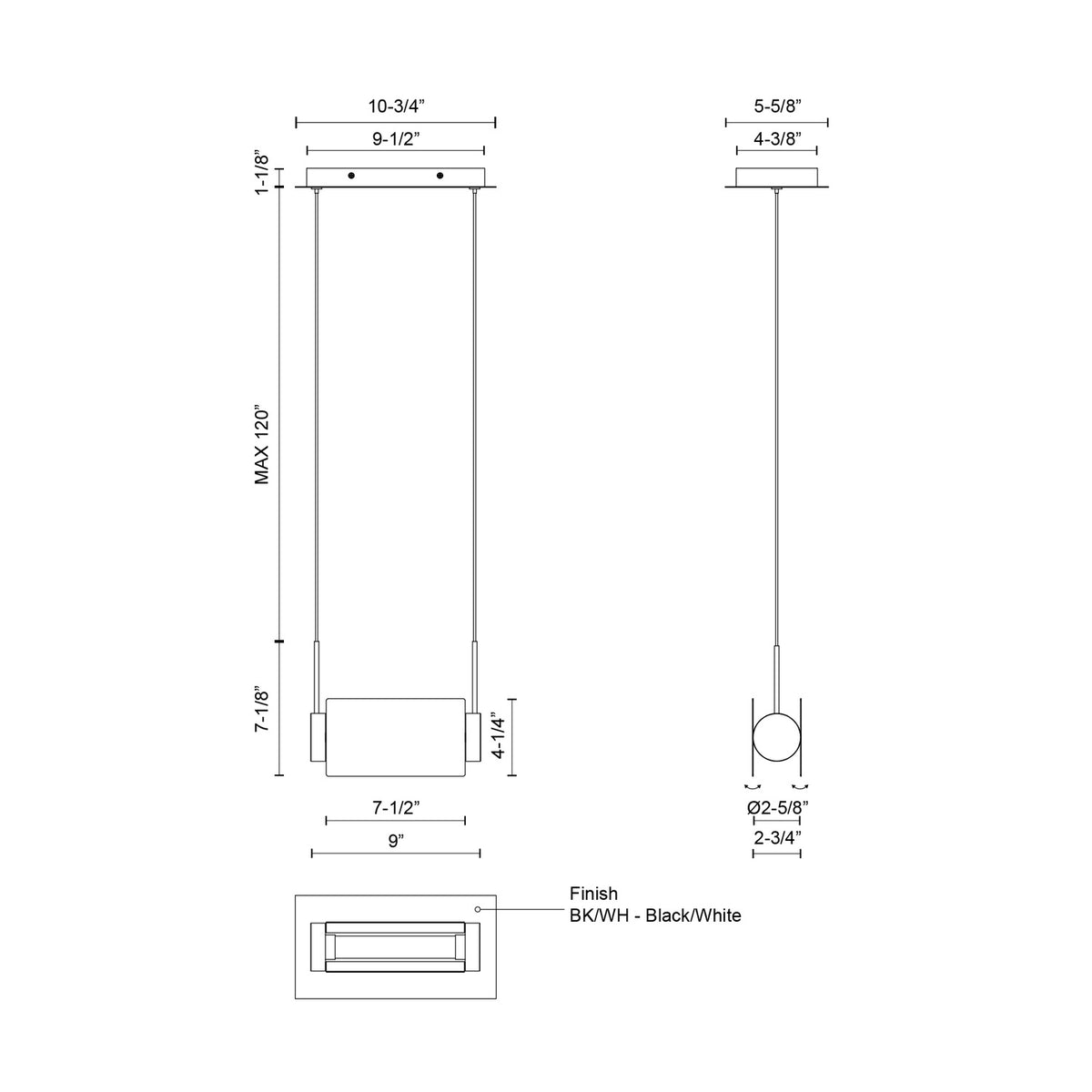 KUZCO LIGHTING INC, PHOENIX LINEAR PENDANTS, PENDANT LIGHT