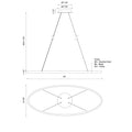 KUZCO LIGHTING INC, OVALE LINEAR PENDANTS, PENDANT LIGHT