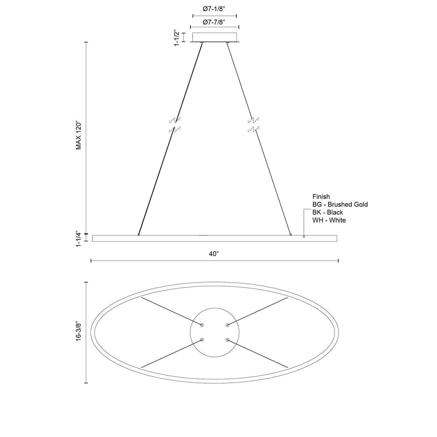 KUZCO LIGHTING INC, OVALE LINEAR PENDANTS, PENDANT LIGHT