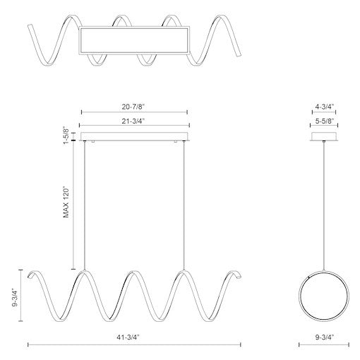 KUZCO LIGHTING INC, SYNERGY LINEAR PENDANTS, PENDANT LIGHT