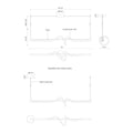 KUZCO LIGHTING INC, CURSIVE LINEAR PENDANTS, PENDANT LIGHT