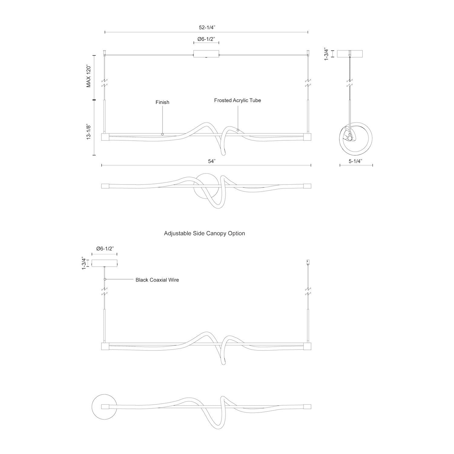 KUZCO LIGHTING INC, CURSIVE LINEAR PENDANTS, PENDANT LIGHT