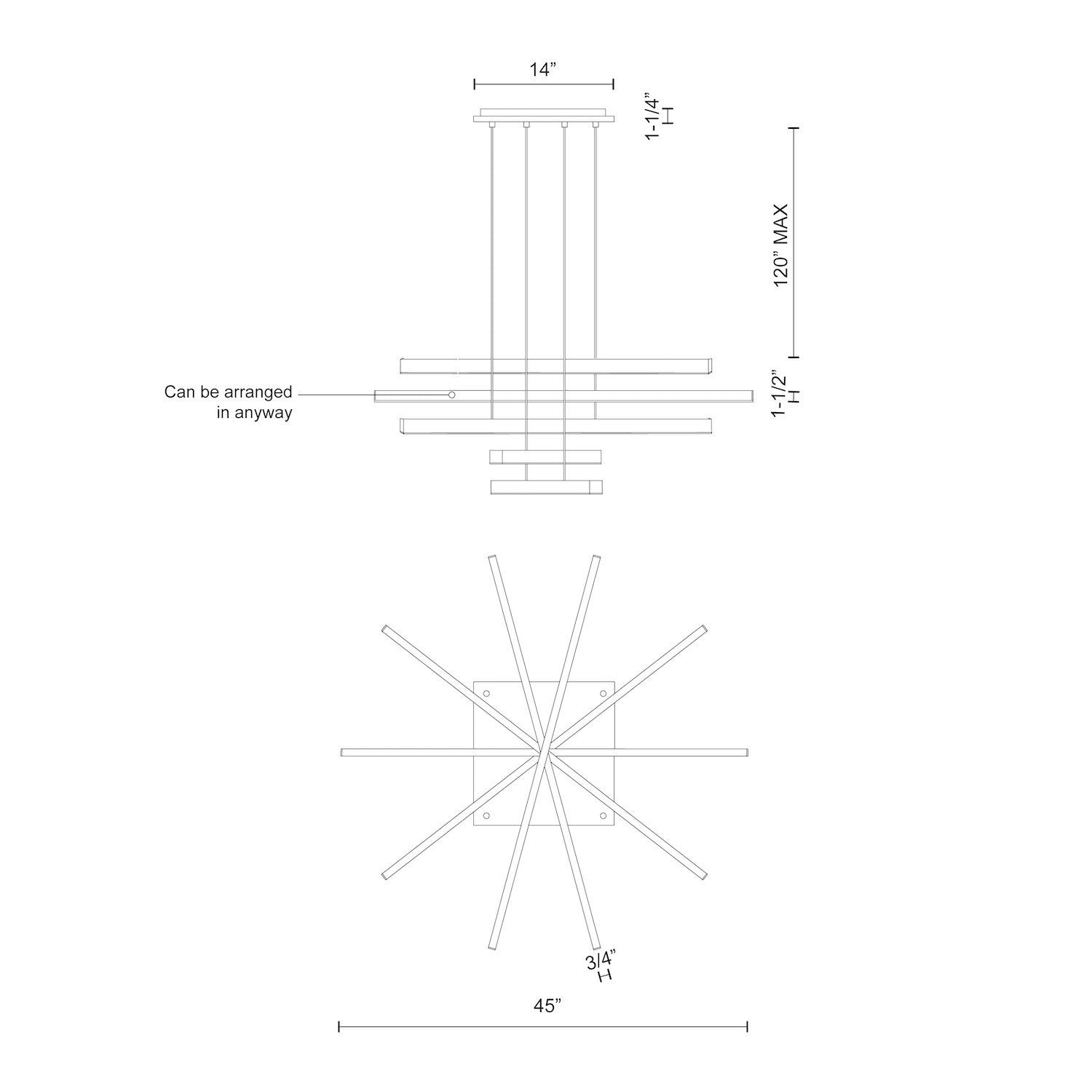 KUZCO LIGHTING INC, VEGA MULTI PENDANTS, PENDANT LIGHT