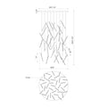 KUZCO LIGHTING INC, CHUTE MULTI PENDANTS, PENDANT LIGHT