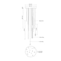 KUZCO LIGHTING INC, CHUTE MULTI PENDANTS, PENDANT LIGHT