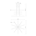 KUZCO LIGHTING INC, VEGA MINOR MULTI PENDANTS, PENDANT LIGHT