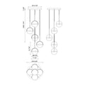 ALORA, GLOBO MULTI PENDANTS, PENDANT LIGHT