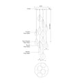 KUZCO LIGHTING INC, VICTORIA MULTI PENDANTS, PENDANT LIGHT