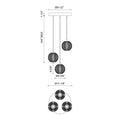 KUZCO LIGHTING INC, MARNI MULTI PENDANTS, PENDANT LIGHT
