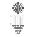 KUZCO LIGHTING INC, MARNI MULTI PENDANTS, PENDANT LIGHT