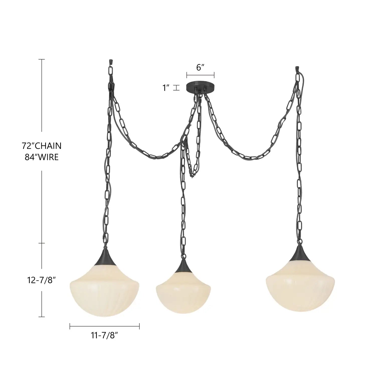 ALORA, FARRAH MULTI PENDANTS, PENDANT LIGHT