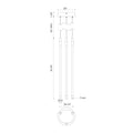 KUZCO LIGHTING INC, MOTIF MULTI PENDANTS, PENDANT LIGHT