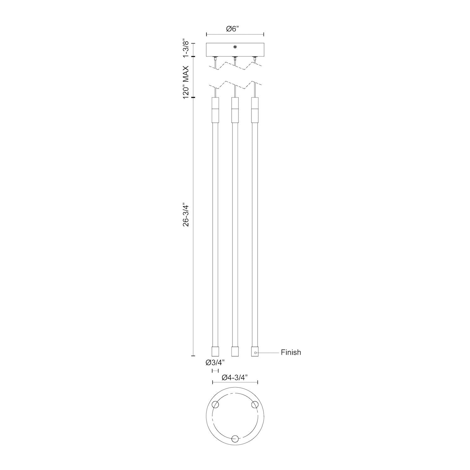 KUZCO LIGHTING INC, MOTIF MULTI PENDANTS, PENDANT LIGHT