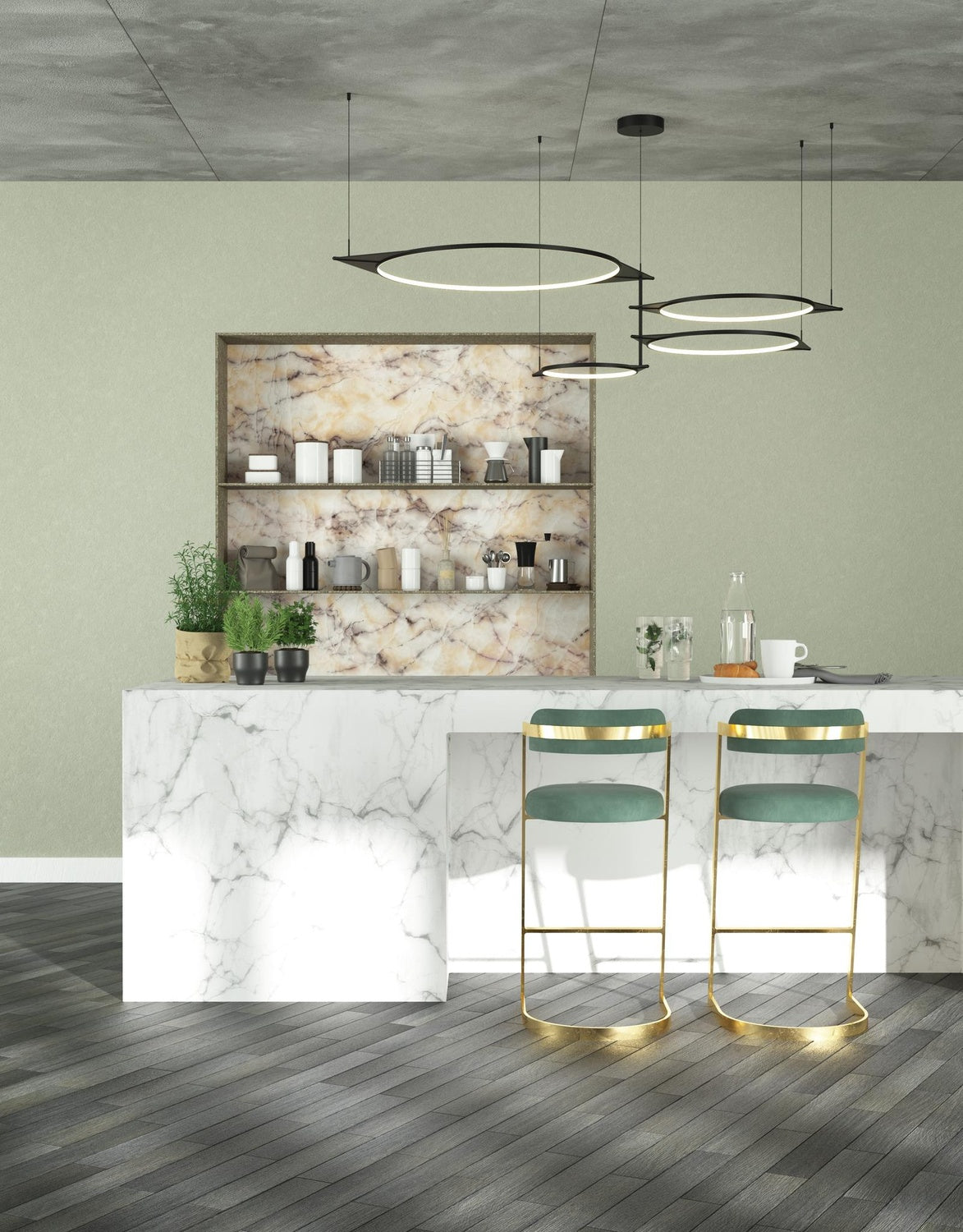 KUZCO LIGHTING INC, SERIF MULTI PENDANTS, PENDANT LIGHT
