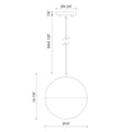 KUZCO LIGHTING INC, MONAE PENDANTS, PENDANT LIGHT