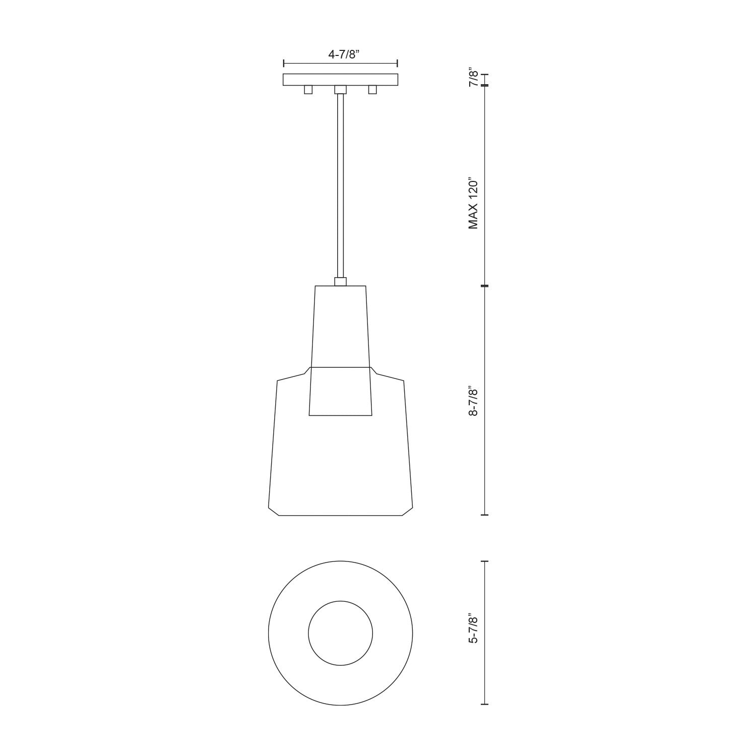 KUZCO LIGHTING INC, SAMSON PENDANTS, PENDANT LIGHT