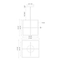KUZCO LIGHTING INC, MONDRIAN PENDANTS, PENDANT LIGHT