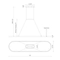 KUZCO LIGHTING INC, EERIE PENDANTS, PENDANT LIGHT