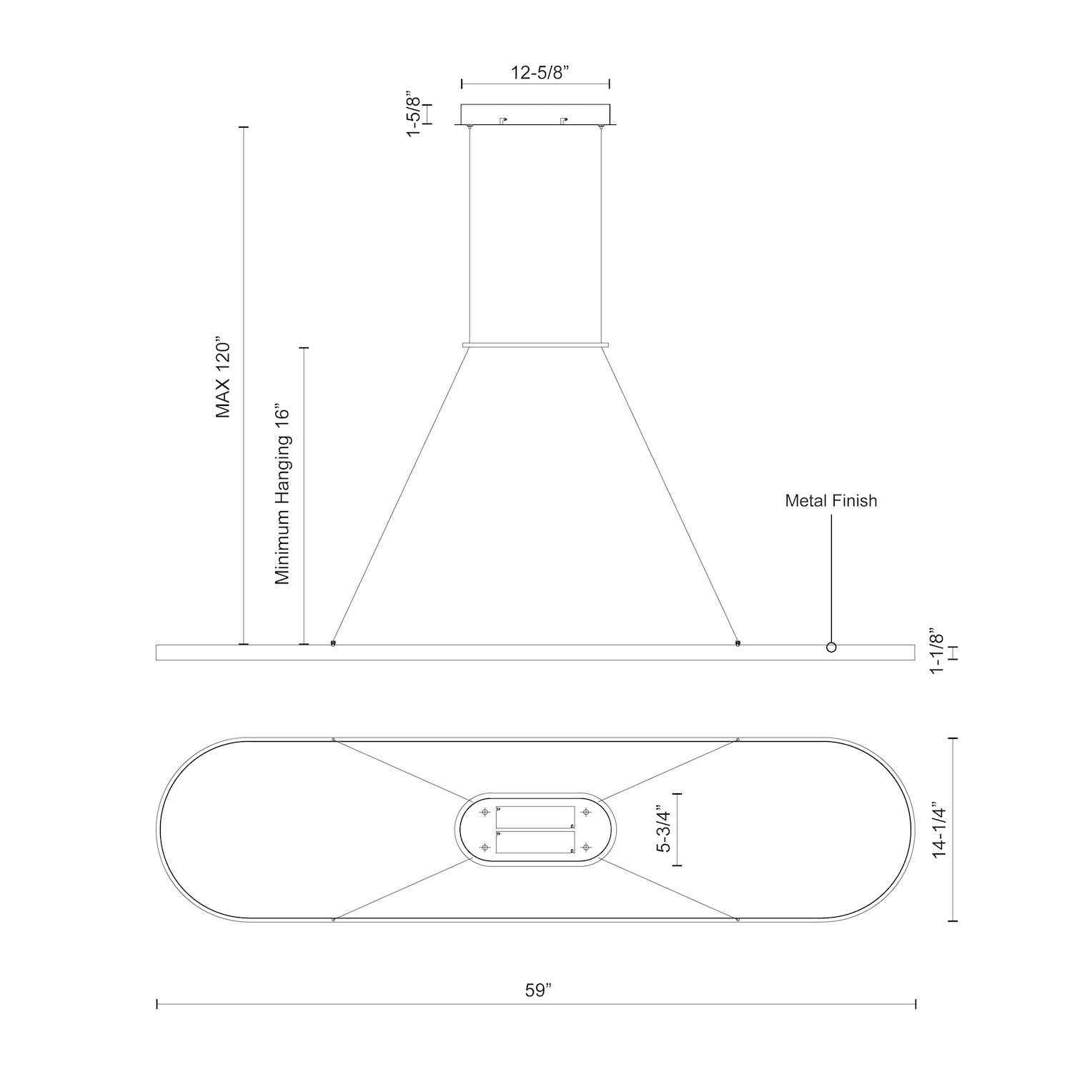 KUZCO LIGHTING INC PD19359-BK 04f2553a-b614-4612-87ee-7e17bb991e64