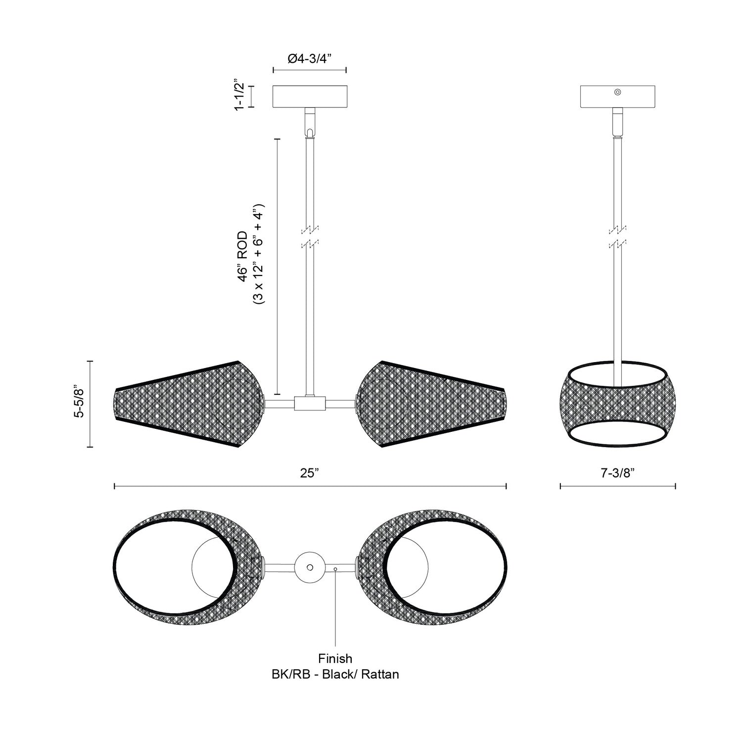KUZCO LIGHTING INC, LANAI PENDANTS, PENDANT LIGHT