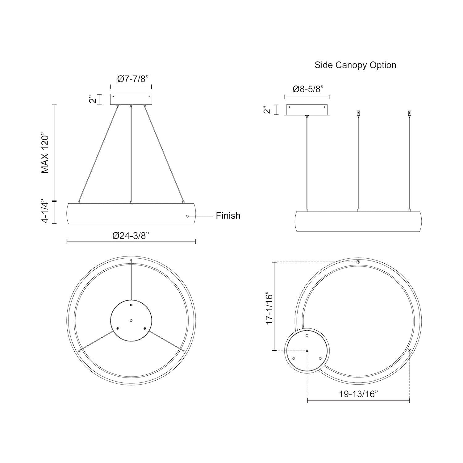 KUZCO LIGHTING INC, HALO PENDANTS, PENDANT LIGHT