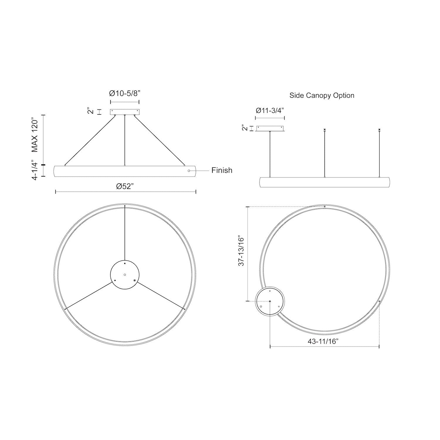KUZCO LIGHTING INC, HALO PENDANTS, PENDANT LIGHT