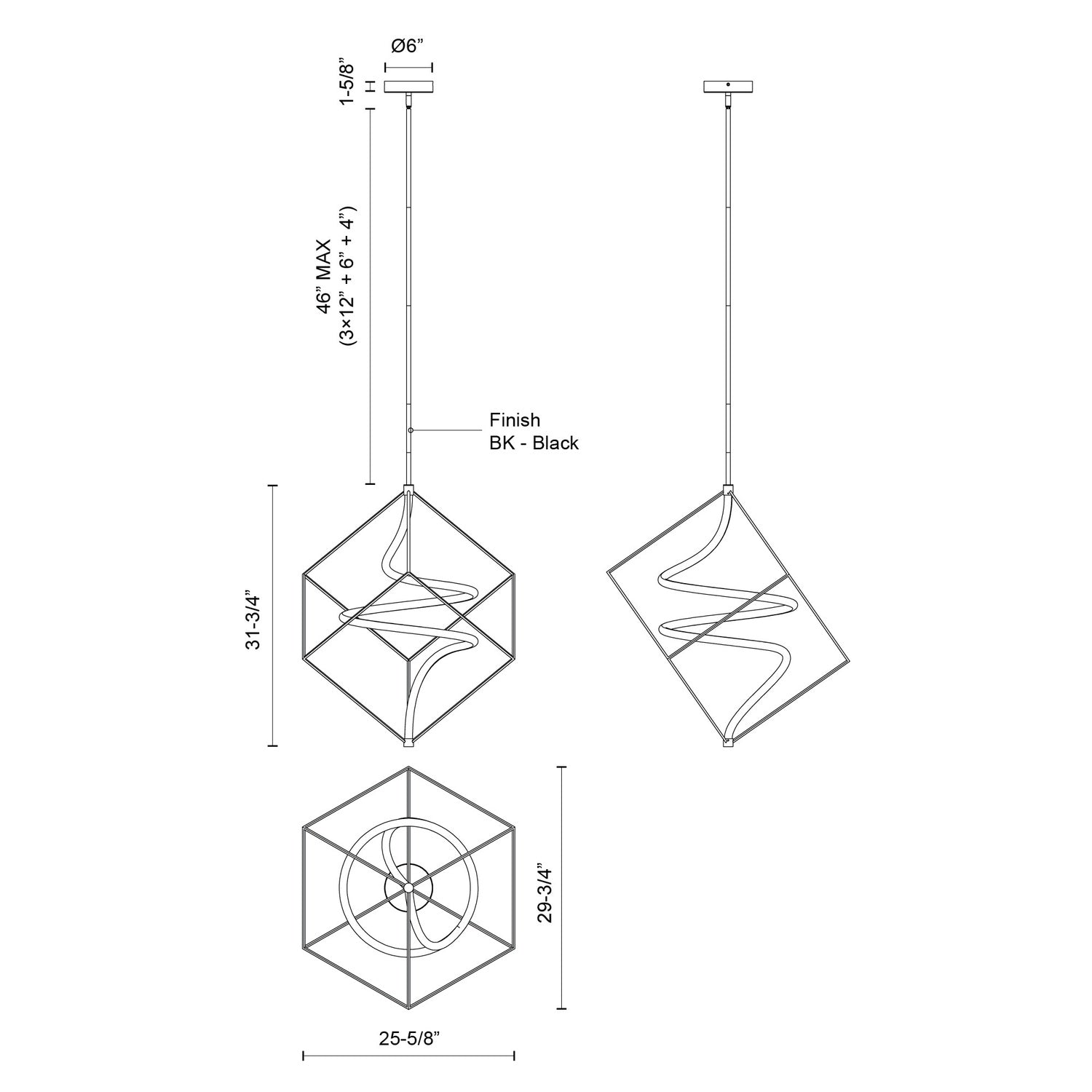 KUZCO LIGHTING INC, SCRIPT PENDANTS, PENDANT LIGHT