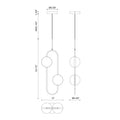 KUZCO LIGHTING INC, TAGLIATO PENDANTS, PENDANT LIGHT