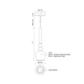 KUZCO LIGHTING INC, RISE PENDANTS, PENDANT LIGHT