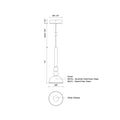 KUZCO LIGHTING INC, RISE PENDANTS, PENDANT LIGHT