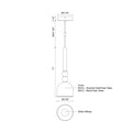 KUZCO LIGHTING INC, RISE PENDANTS, PENDANT LIGHT