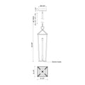 KUZCO LIGHTING INC, DELPHINE PENDANTS, PENDANT LIGHT