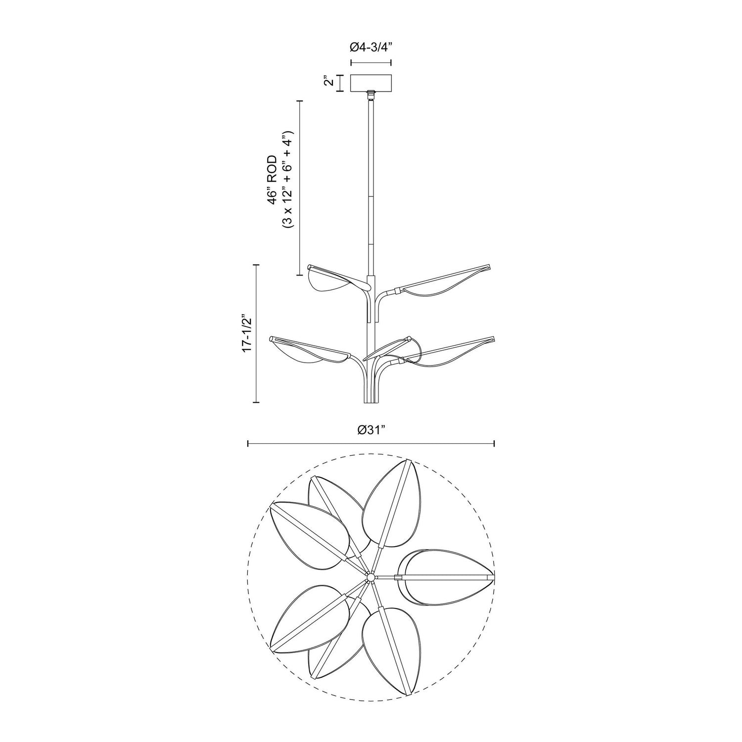 KUZCO LIGHTING INC, FLORA PENDANTS, PENDANT LIGHT