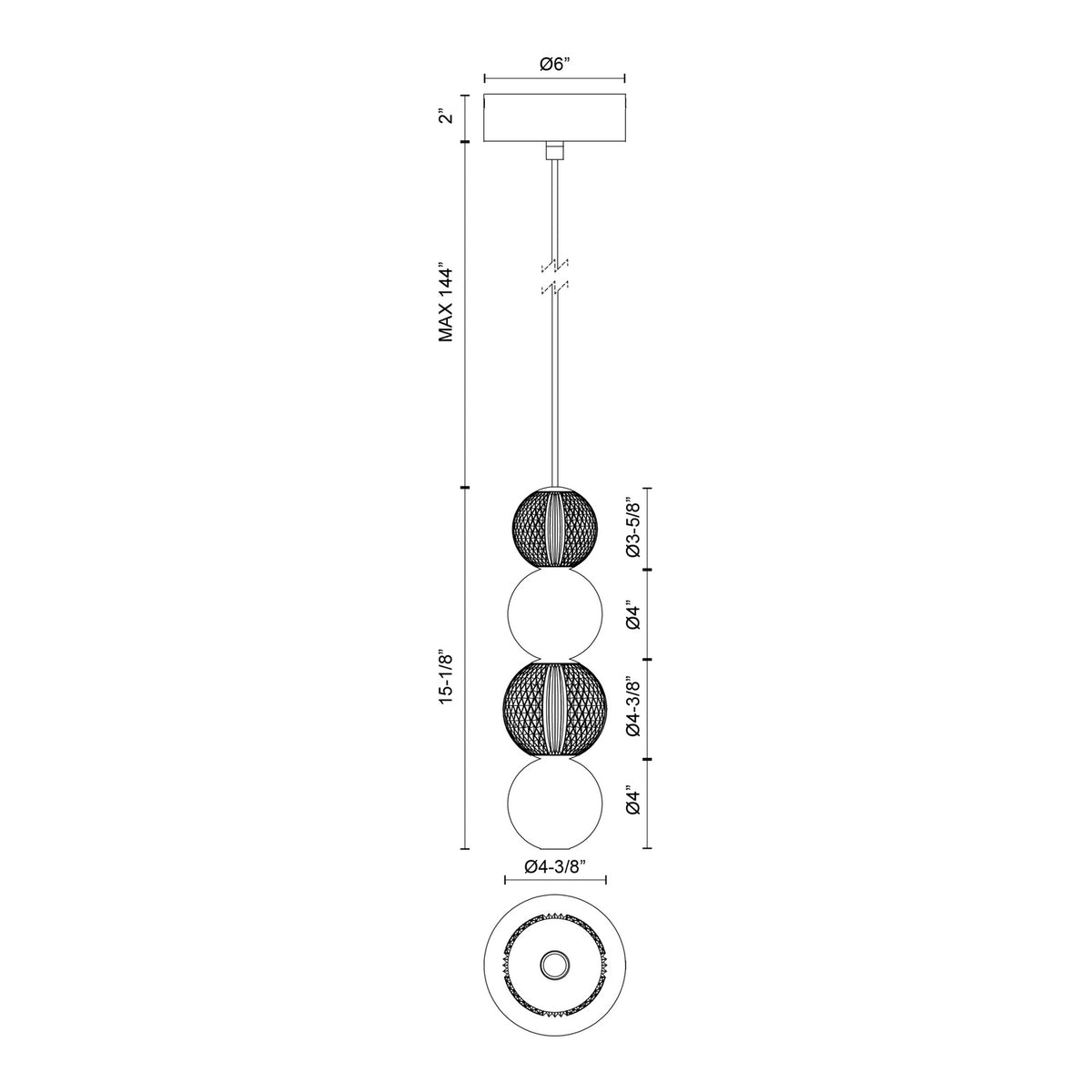 ALORA, ONYX PENDANTS, PENDANT LIGHT
