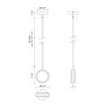 KUZCO LIGHTING INC, BLANCO PENDANTS, PENDANT LIGHT